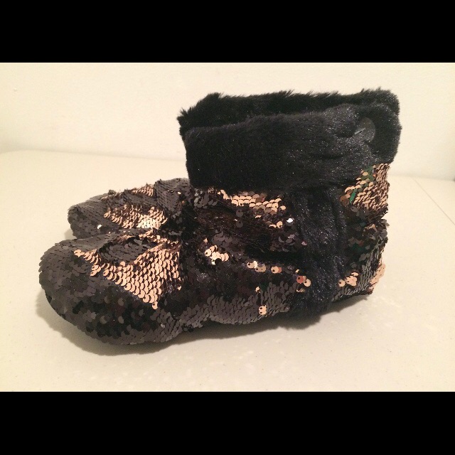 Sequin Slipper Socks